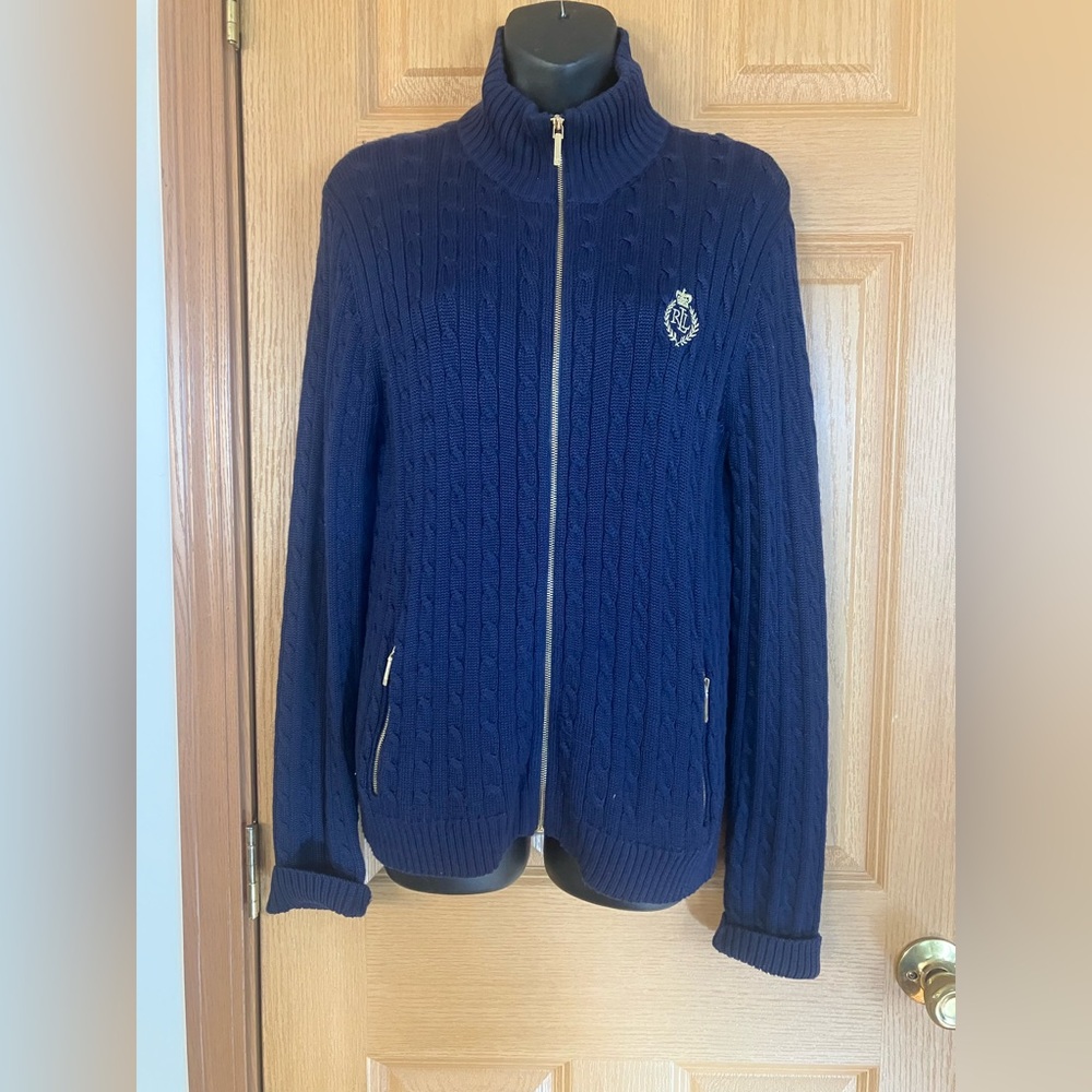 Ralph Lauren Dark Blue Knit Sweater